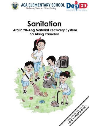 Ang Material Recovery System Sa Aking Paaralan