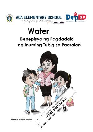 M4 Benepisyo Ng Pagdadala Ng Inuming Tubig Sa Paaralan .