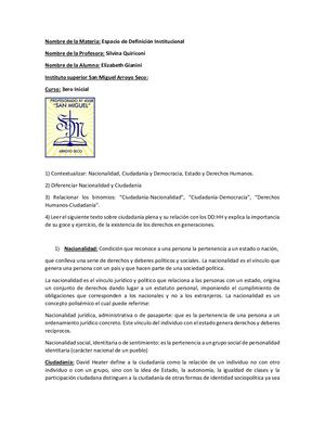 Seminario De Ciudadania