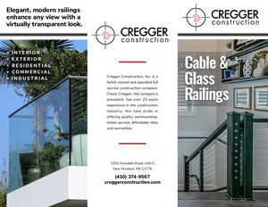 Cregger Railings Trifold Brochure