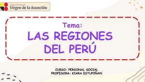 Clase 4 Las Regiones Del Perú