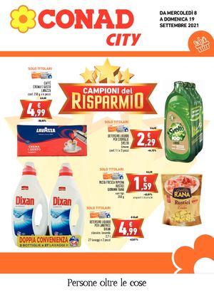 Volantino Conad City Lazio Nord Ovest 8 Settembre 19 Settembre