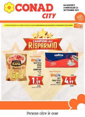 Volantino Conad City ELBA 9 Settembre 22 Settembre