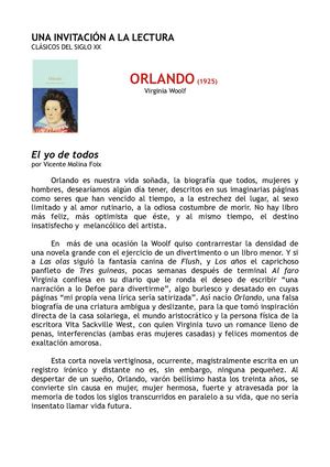 Orlando, Virginia Woolf