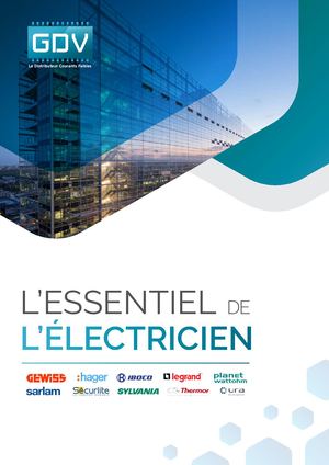Essentiel De L'électricien GDV