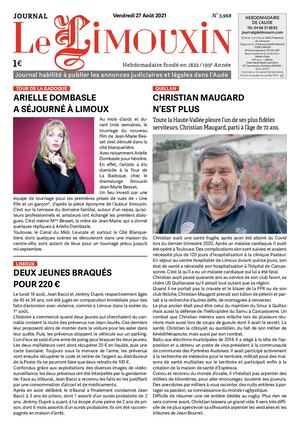 27 Août 2021 Journal Le Limouxin