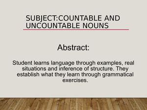 Countables Uncountables And Quantifiers