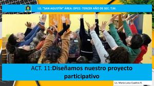 El Proyecto Participativo