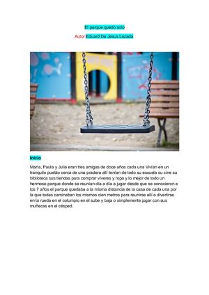 El Parque Quedó Solo