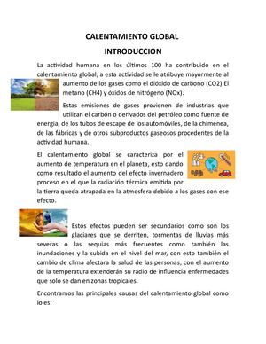 Calentamiento Global