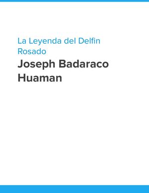 La Leyenda Del Delfin Rosado