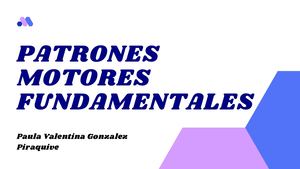 Patrones Motores Básicos