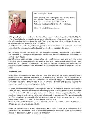 Edith Ignez Depiné (Français)