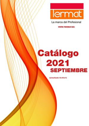 Catalogo Termat 3 Septiembre 2021