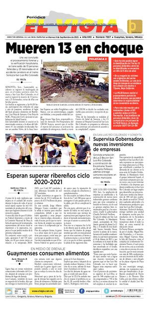 3 de septiembre del 2021