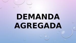 Demanda Agregada
