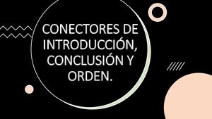 Conectores De Orden