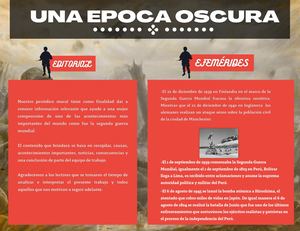 Periódico Mural - La Segunda Guerra Mundial