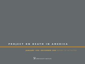 Project on Death in America