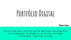 Portfólio Mayara Lopes