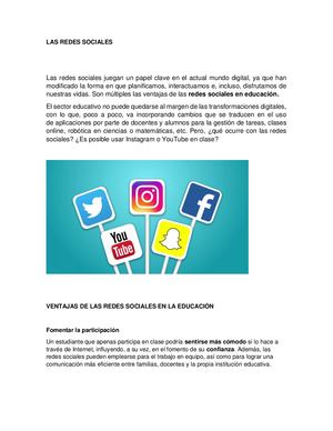 Las Redes Sociales
