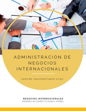 Conociendo Administración de negocios internacionales