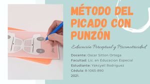 Metodo Del Picado Psicomotricidad