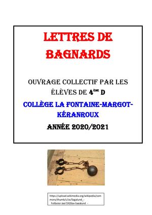 Lettres De Bagnards, Livre Version Finale