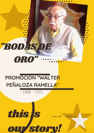 Revista Bodas De Oro Promoción Walter Peñaloza Ramella
