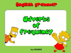 Adverbs Of Frequency Ppt Flashcards Fun Activities Games 42028