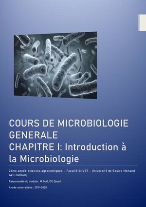 Microbiologie