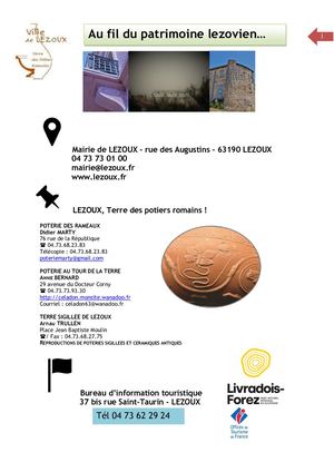 Au Fil Du Patrimoine Lezovien Circuit