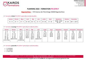 Planning Kairos 2022