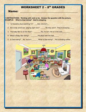 Worksheet 2 8th Grade