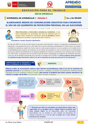 1. Ed A 3° Y 4° - Semana 2