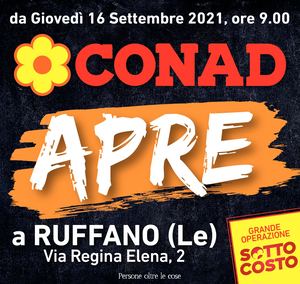 21074 Volantino CONAD 21074 RUFFANO _25 09 2021