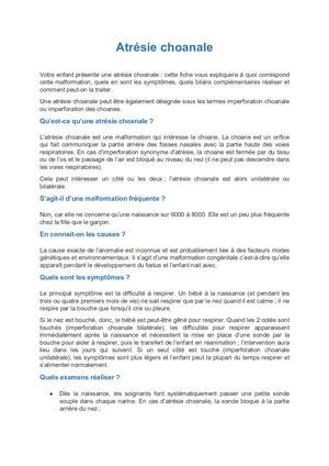 Atresie Choanale 2021