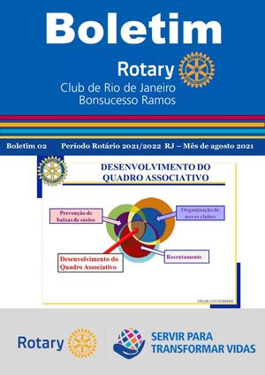 Boletim Nº 03 ROTARY CLUB DE RIO DE JANEIRO - BONSUCESSO RAMOS 2021 / 2022