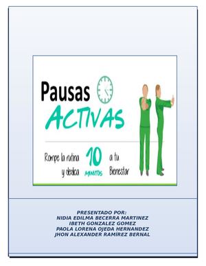 Posturas Ergonomicas Y Pausas Activas