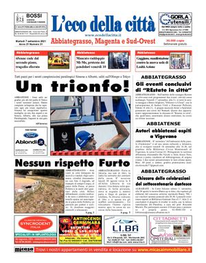 L'eco della città del 7 settembre 2021