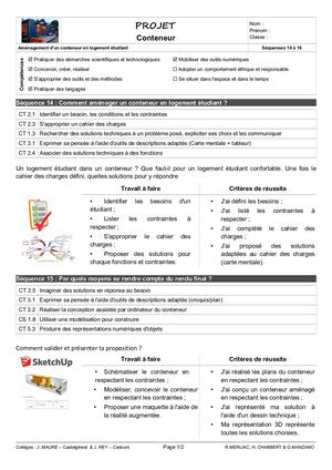 Fiche séquences_projet conteneur