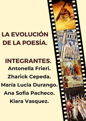 La Evolución De La Poesía