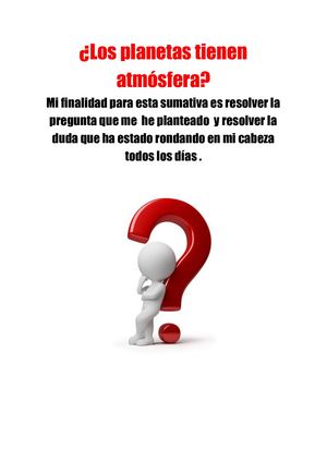 ¿Los Planetas Tienen Atmósfera (1)