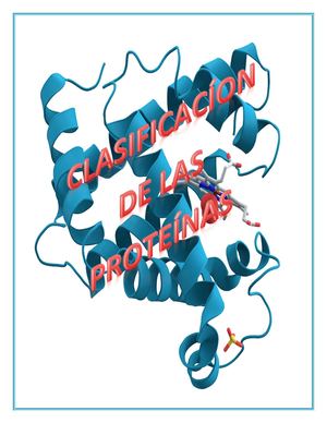 Clasificación De Las Proteinas