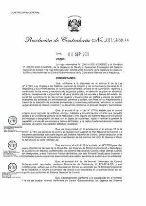 Rc 181 2021 Cg Plan Nacional De Control 2021 Modificado