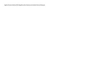 Infografia Sobre Literatura De Gabriel Garcia Marquez