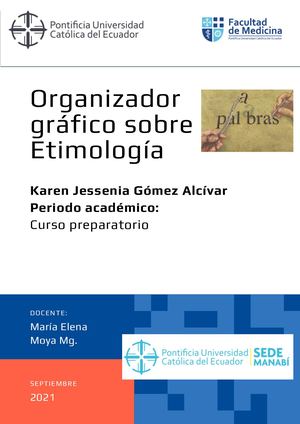 Organizador Gráfico Sobre Etimología
