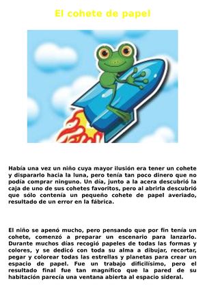 El Cohete De Papel