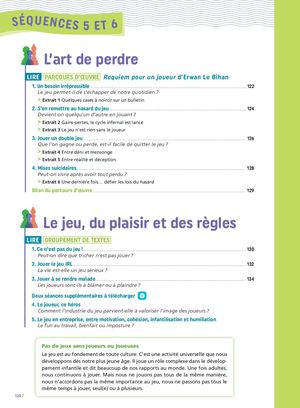 Extrait Séquence Français Tle- Requiem pour un joueur