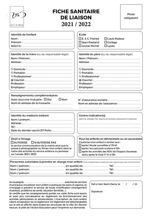 Fiche De Liaison